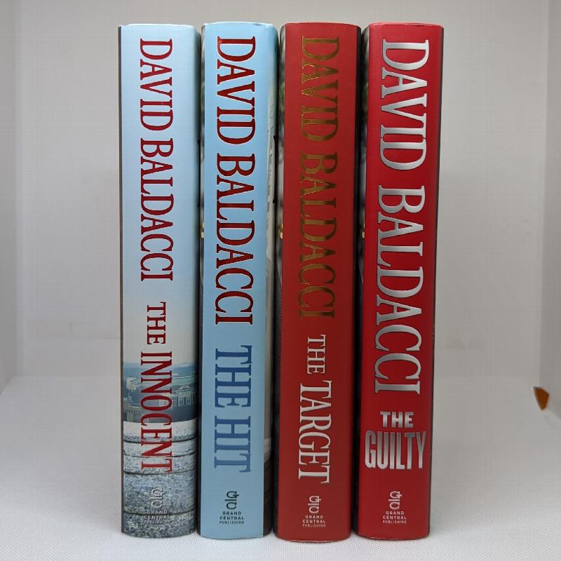 Image for David Baldacci Will Robie 4 Hardcover book lot