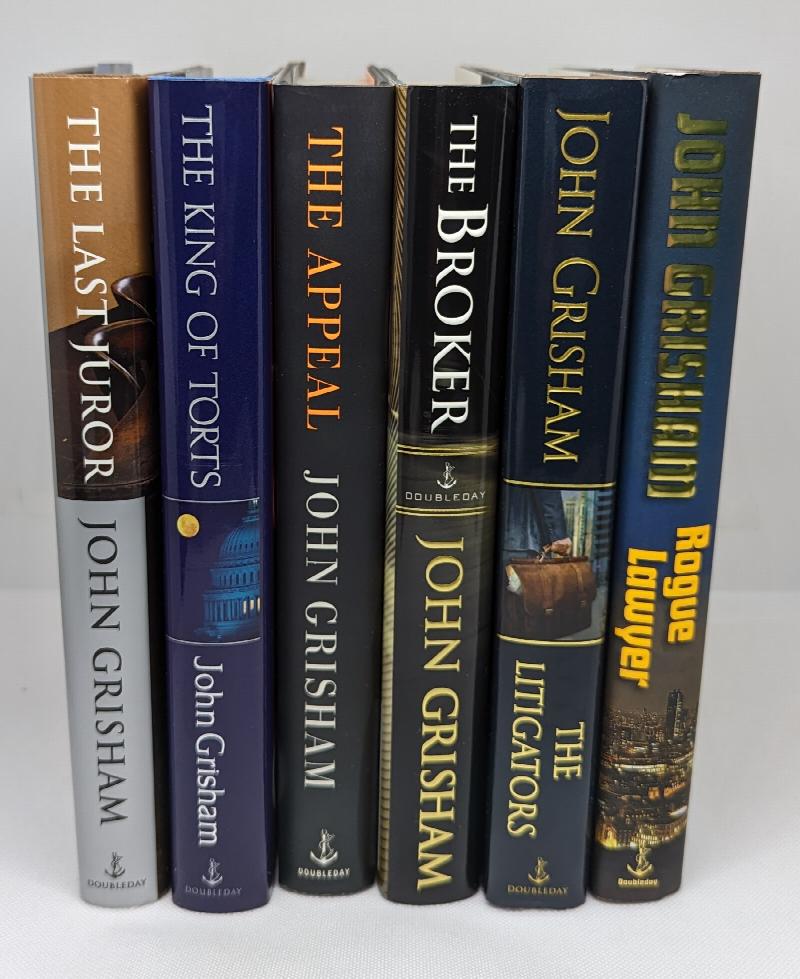 Image for John Grisham Six Hardcover Firsts Lot